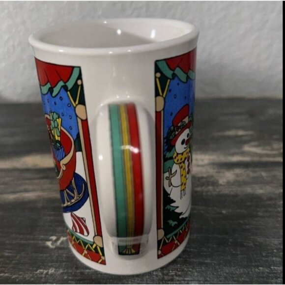 Set Of 3 Holiday Mugs With Candy & Snowman Designs - Signature Housewares & Food - Picture 5 of 16